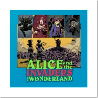 Alice and the Invaders From Wonderland Posters and Art